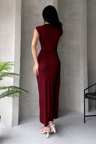 Haljine TPRSS25EL00316 - bordo