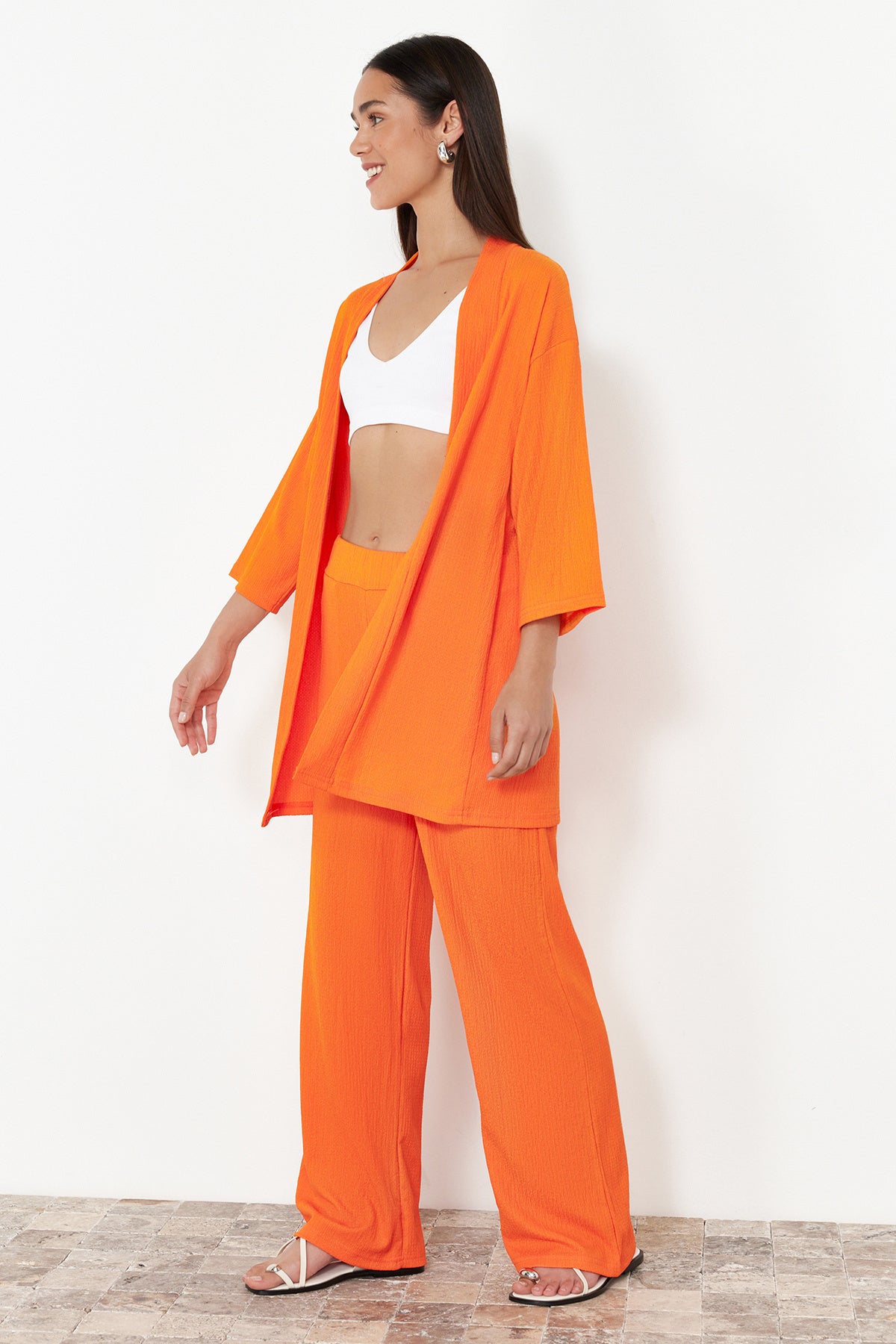 Pantalone TWOSS24AU00091 - narandžasta