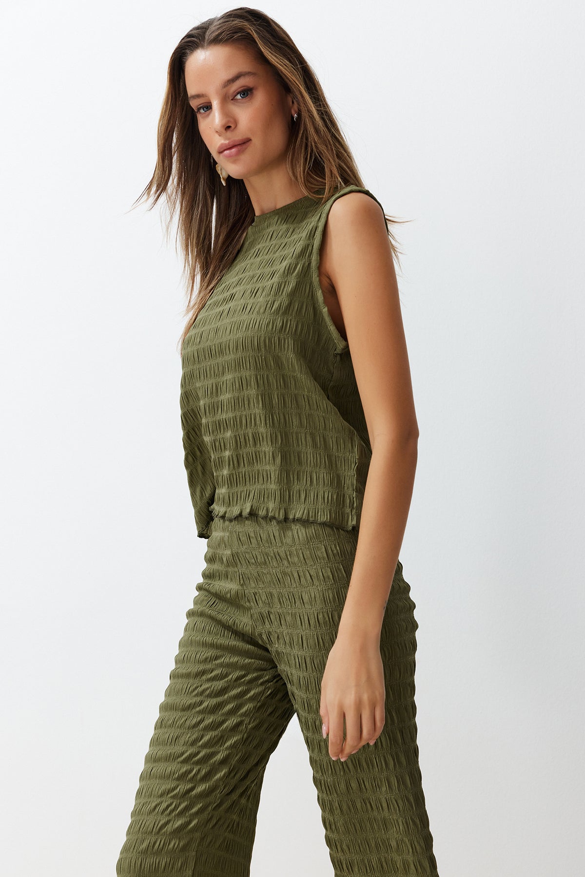 Bluze TWOSS24AU00032 - khaki
