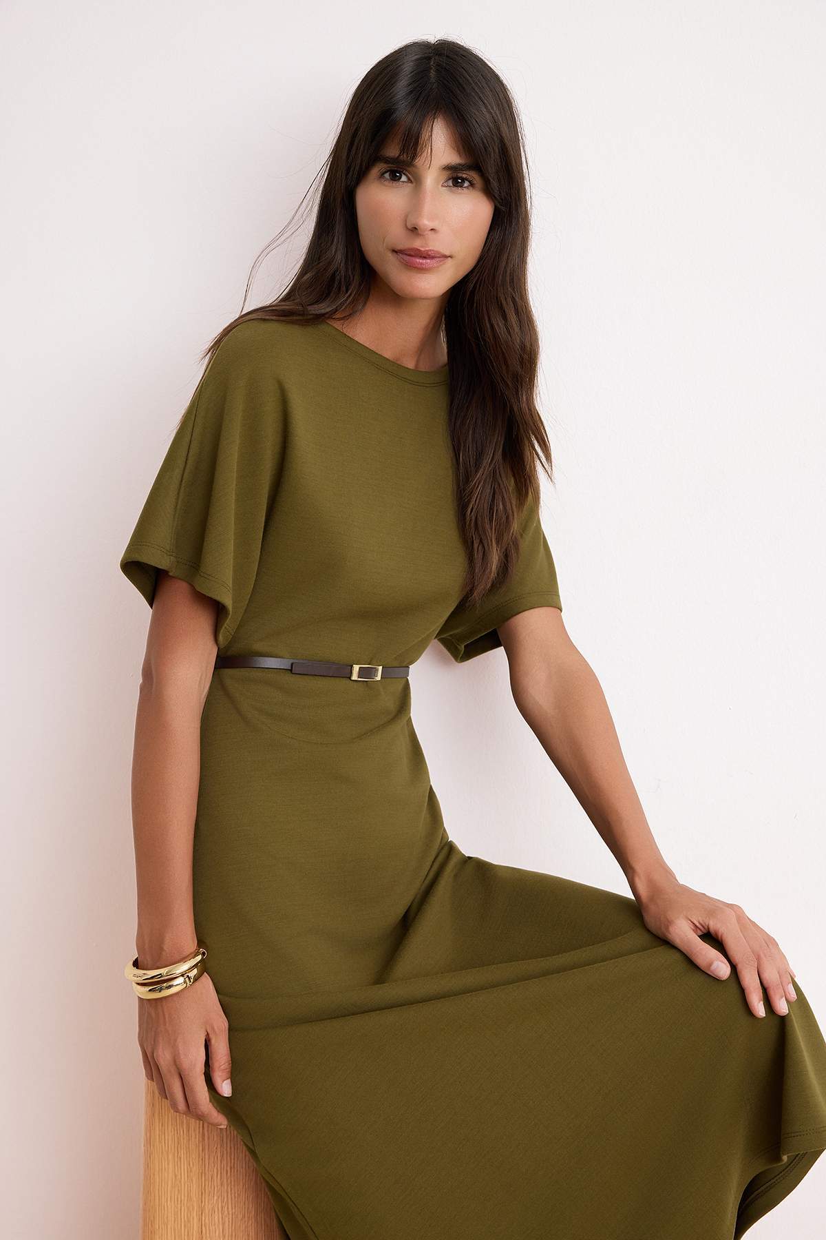 Haljine TWOSS26EL00107 - khaki
