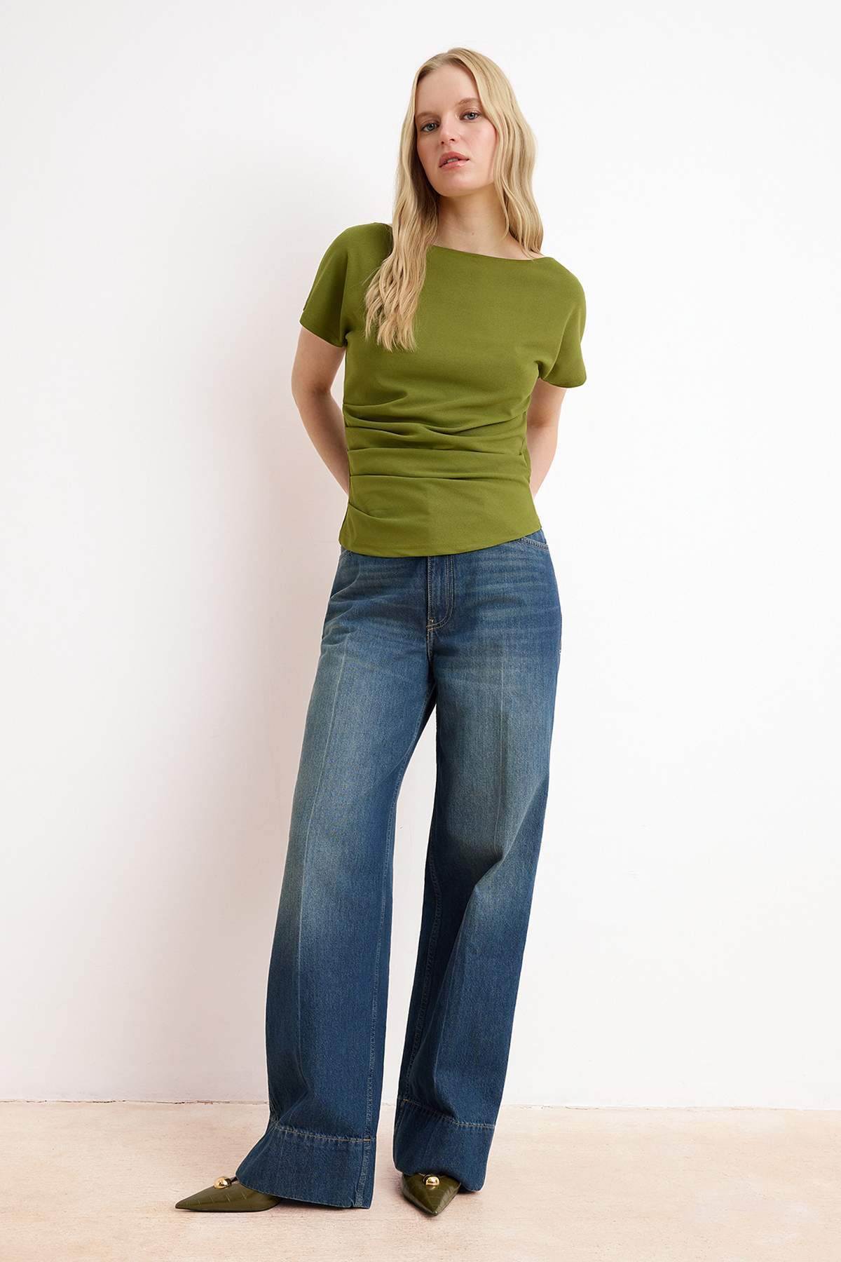 Bluze TWOSS26BZ00080 - zelena