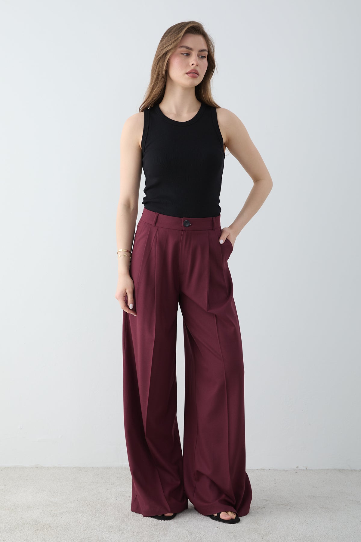 Pantalone TWOSS26PL00228 - bordo [djesi-src-cc4850a5fd8d8c160ee099eda64ef2d73fe07db290247564ae3cceae88022917]