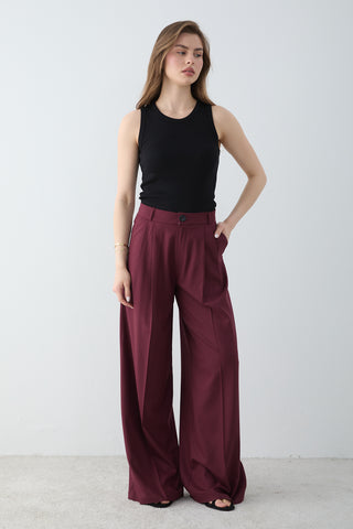 Pantalone TWOSS26PL00228 - bordo [djesi-src-cc4850a5fd8d8c160ee099eda64ef2d73fe07db290247564ae3cceae88022917]
