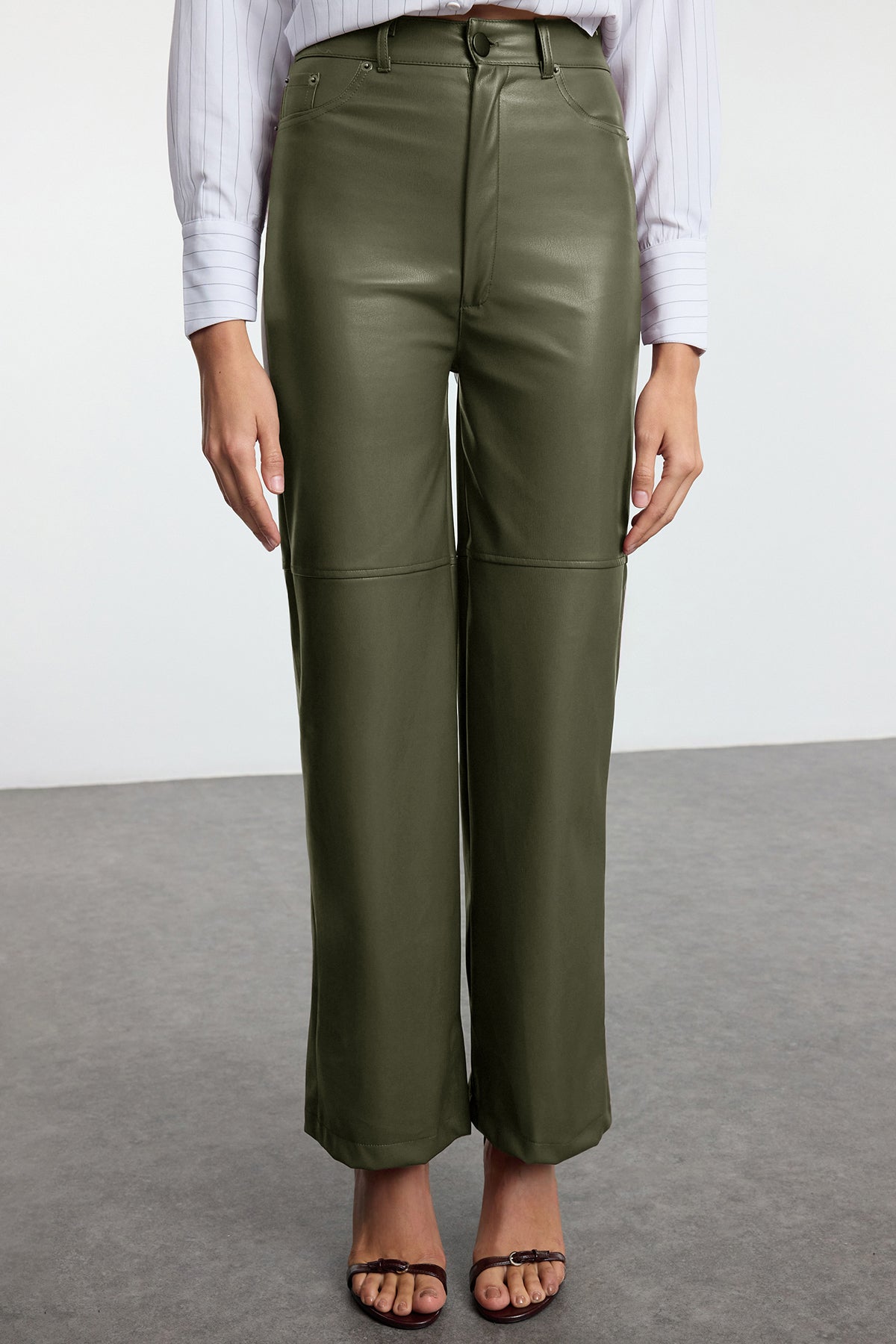 Pantalone TWOAW25PL00068 - khaki [djesi-src-589863c62c6f91cf25548b38cfa6bc4b4194e4f075f4375fd460b1fdd6e8ada4]