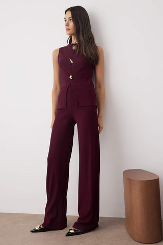 Pantalone TWOAW26AU00083 - šljive