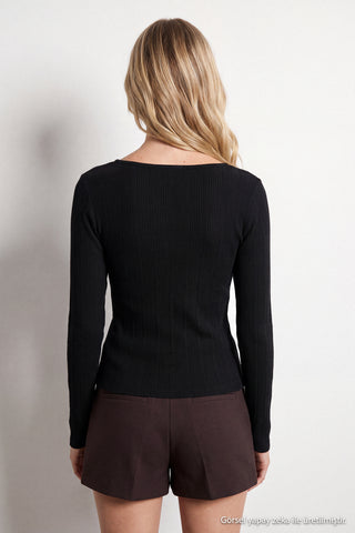 Bluze TWOSS26BZ01106 - crna