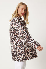 Ženski Leopard Print Kaput – NT00432