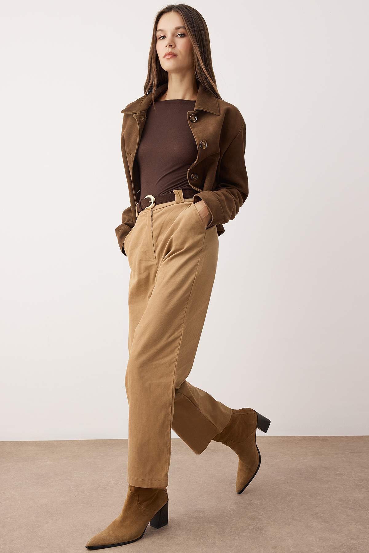 Pantalone TWOAW26PL00085 - bež [djesi-src-5b6db2b182ba6f0c00a34a4d55358c8f316eb9658fe2bc1f3c22330a5d63ce21]