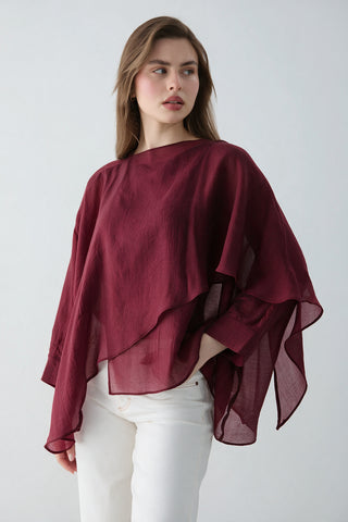 Bluze TWOSS26BZ00653 - bordo