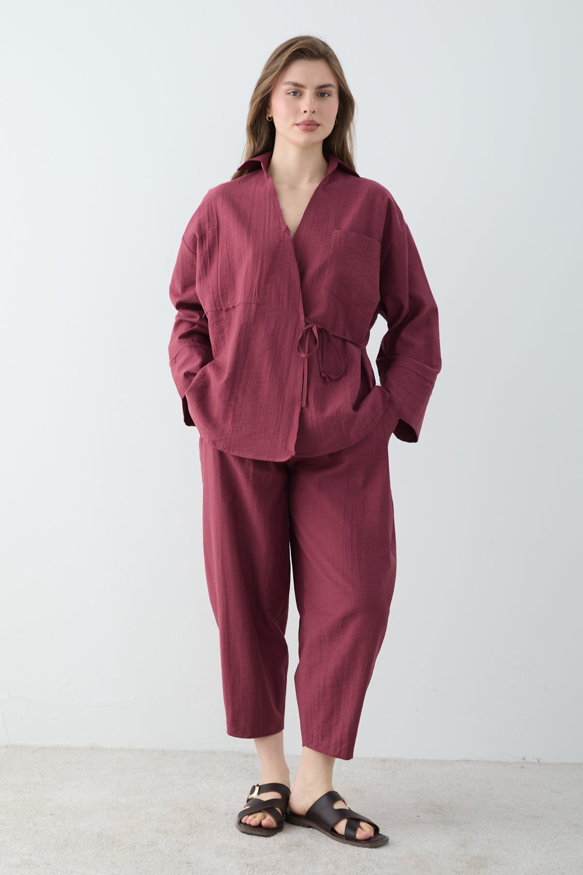 Bluze TWOSS26AU00256 - bordo