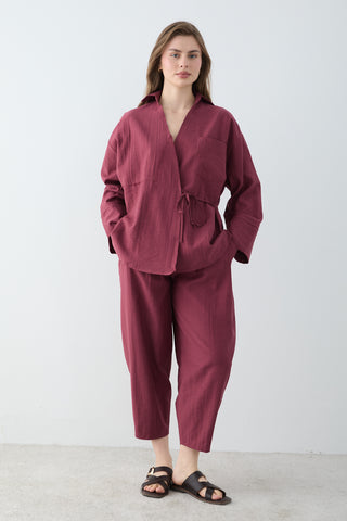 Bluze TWOSS26AU00256 - bordo