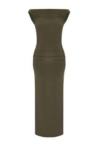 Haljine TPRAW25EL00025 - khaki