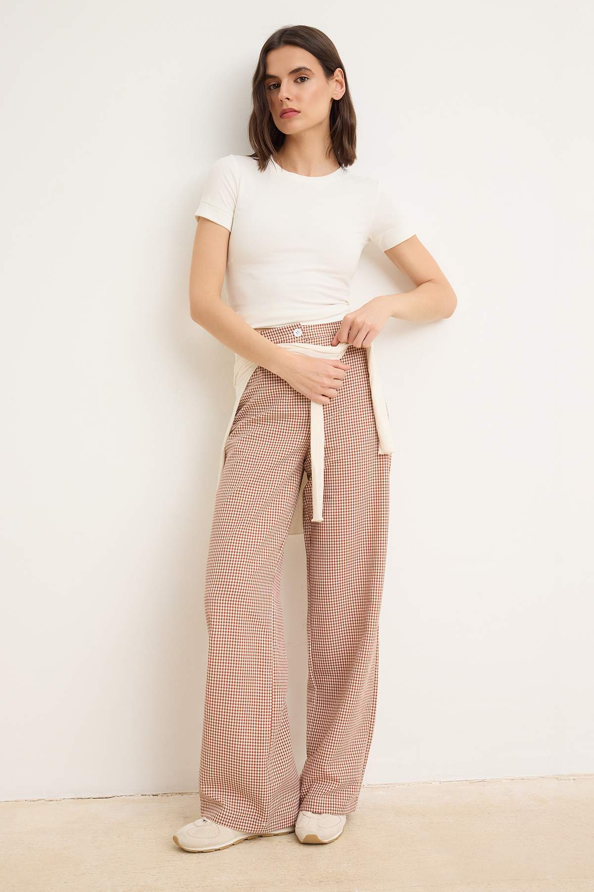 Pantalone TWOSS26PL00130 - cigla [djesi-src-f757ef8218251528be0954b68260012c72996859a87cd44aea80e3a40464e6a0]