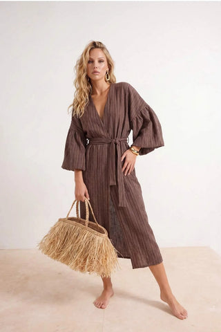 Kimono TBESS23KM00028 - braon [djesi-src-993d665ed4485c10a4a8190da578f515a967b08407382ea3e6f42f36f425b66f]