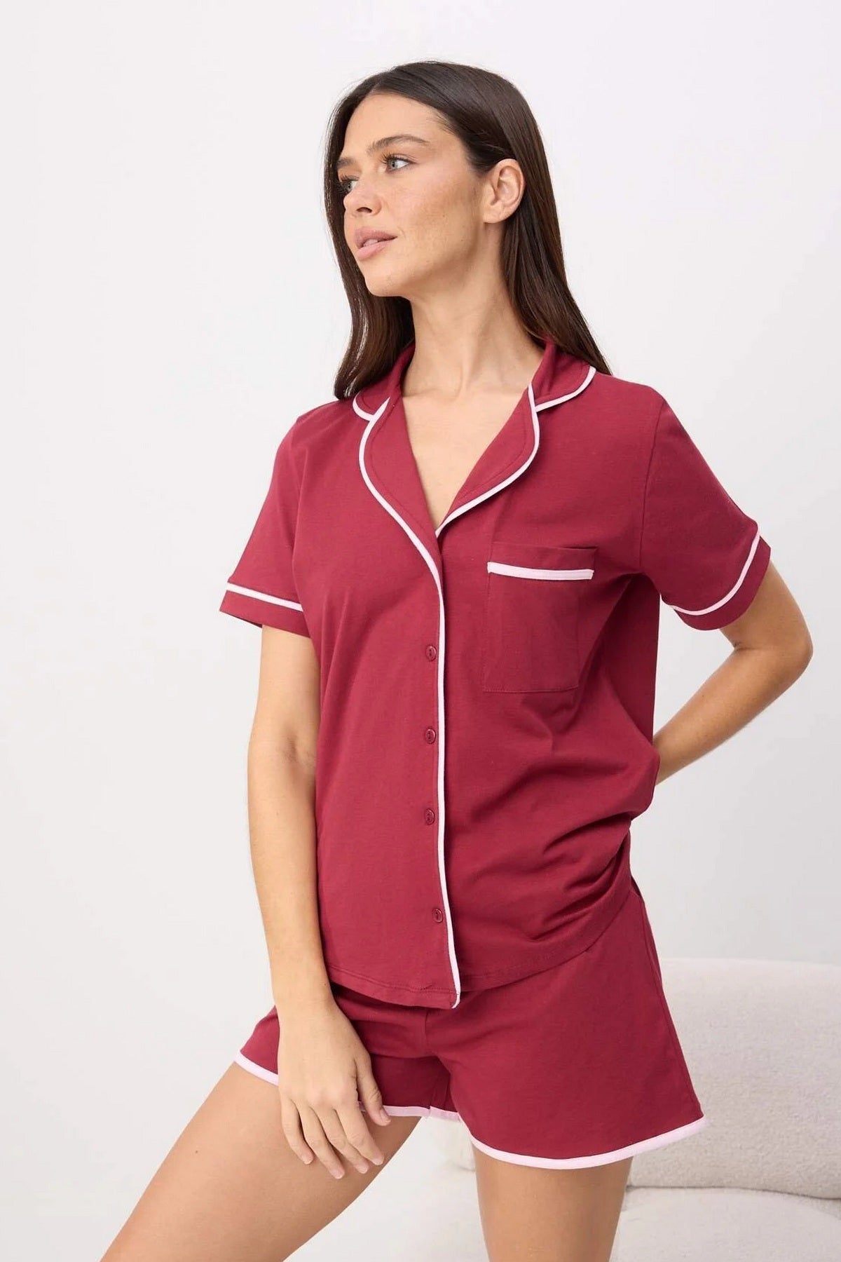 Pidžame THMSS20PT0406 - roze [djesi-src-7adfe501fcbe28894c1f0b94758553066f604021c89160c7c094333e92333634]