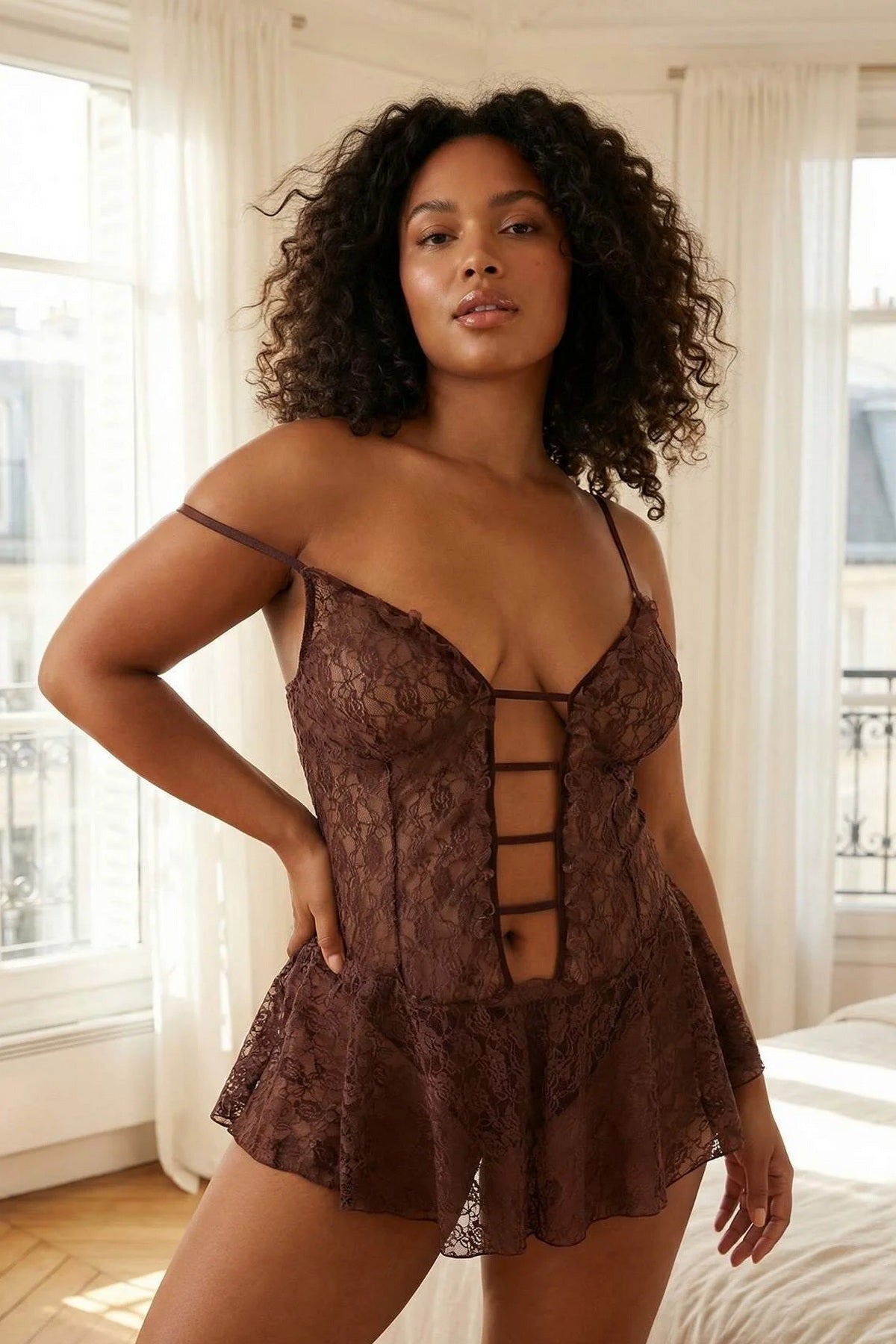 Babydoll spavaćica TBBAW26DH00002 - braon [djesi-src-d28494c7c82794ba38724b1e23ef6ff5cf113d2ebb327e645354dc213024a211]