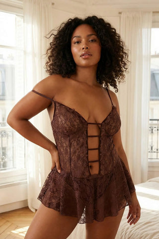 Babydoll spavaćica TBBAW26DH00002 - braon [djesi-src-d28494c7c82794ba38724b1e23ef6ff5cf113d2ebb327e645354dc213024a211]