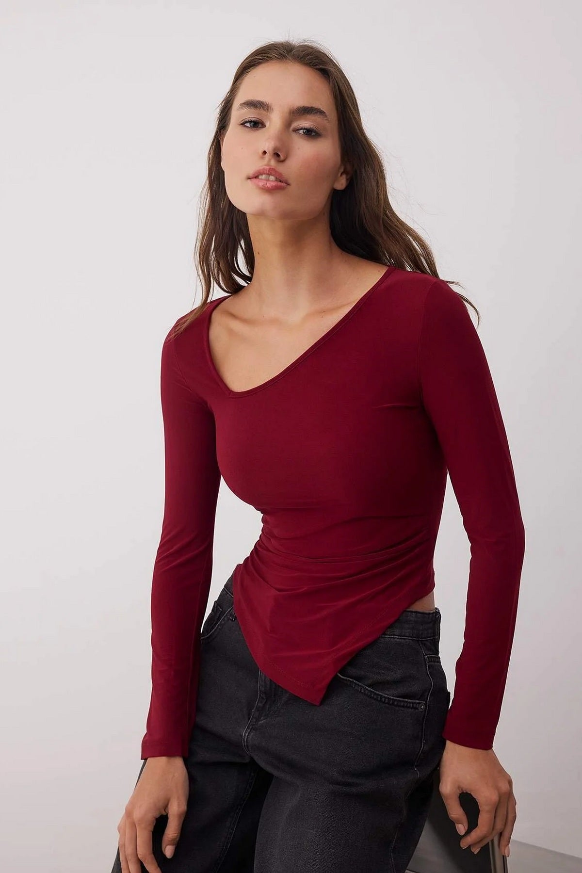 Bluze TWOAW26BZ00117 - bordo [djesi-src-b929f5b834545f8bff91bbf7a451b26e88e0df385bbea4a8c837e4a48aec75e5]
