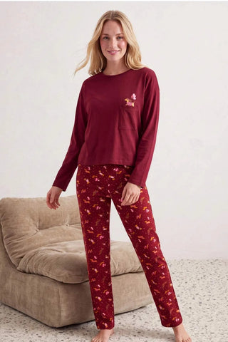 Pidžame THMAW27PT00222 - bordo [djesi-src-6b6dc184cf379d995d484deabb4338ccb6441f709497a37a6bd84e9147895485]