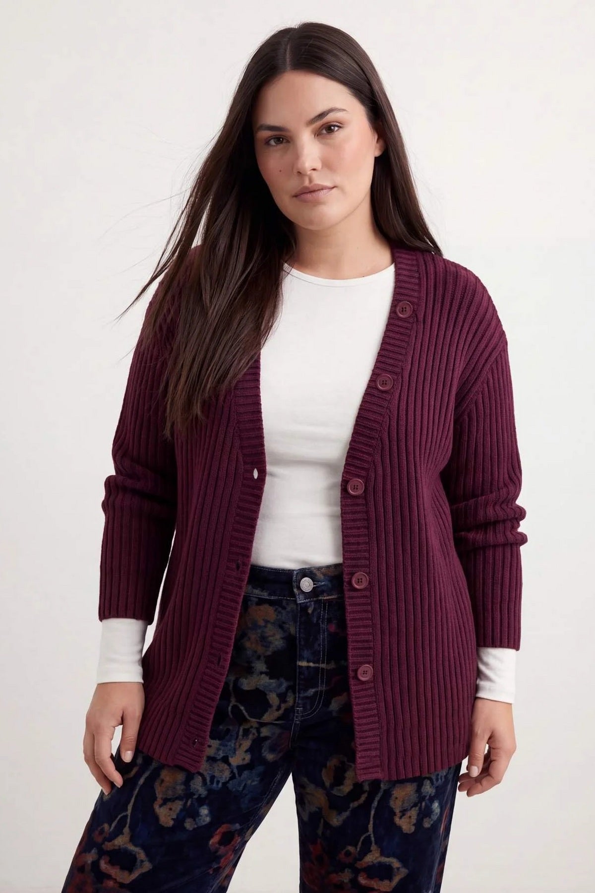 Kardigan TBBAW27AV00029 - bordo [djesi-src-de1595bc4167ba067540eb6e83a90e00d9c89220158d6f00a16d1d09fcddf953]