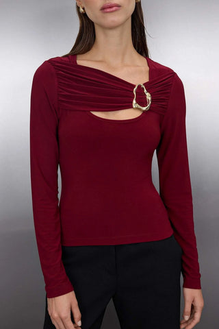 Bluze TWOAW26BZ00087 - bordo [djesi-src-e2982a7036d34f609c1dd3e6144e3db23bbd0158986eb77c4a343bb3325f11b5]