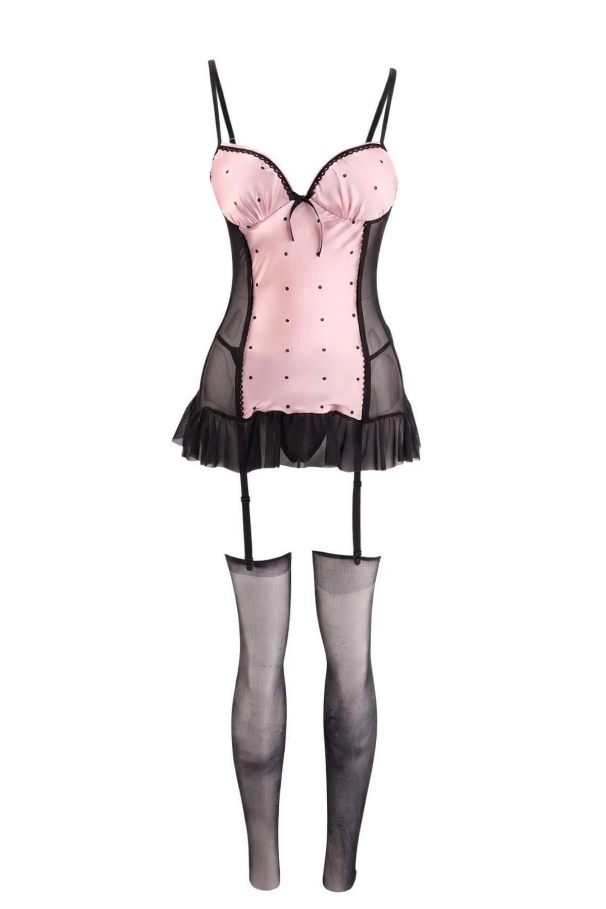 Babydoll spavaćica THMAW27LL00027 - roze [djesi-src-87b91d10ec978b8ee7ce8e75bbee157846fb2b68b11e8211c4f4e49bf16625a4]