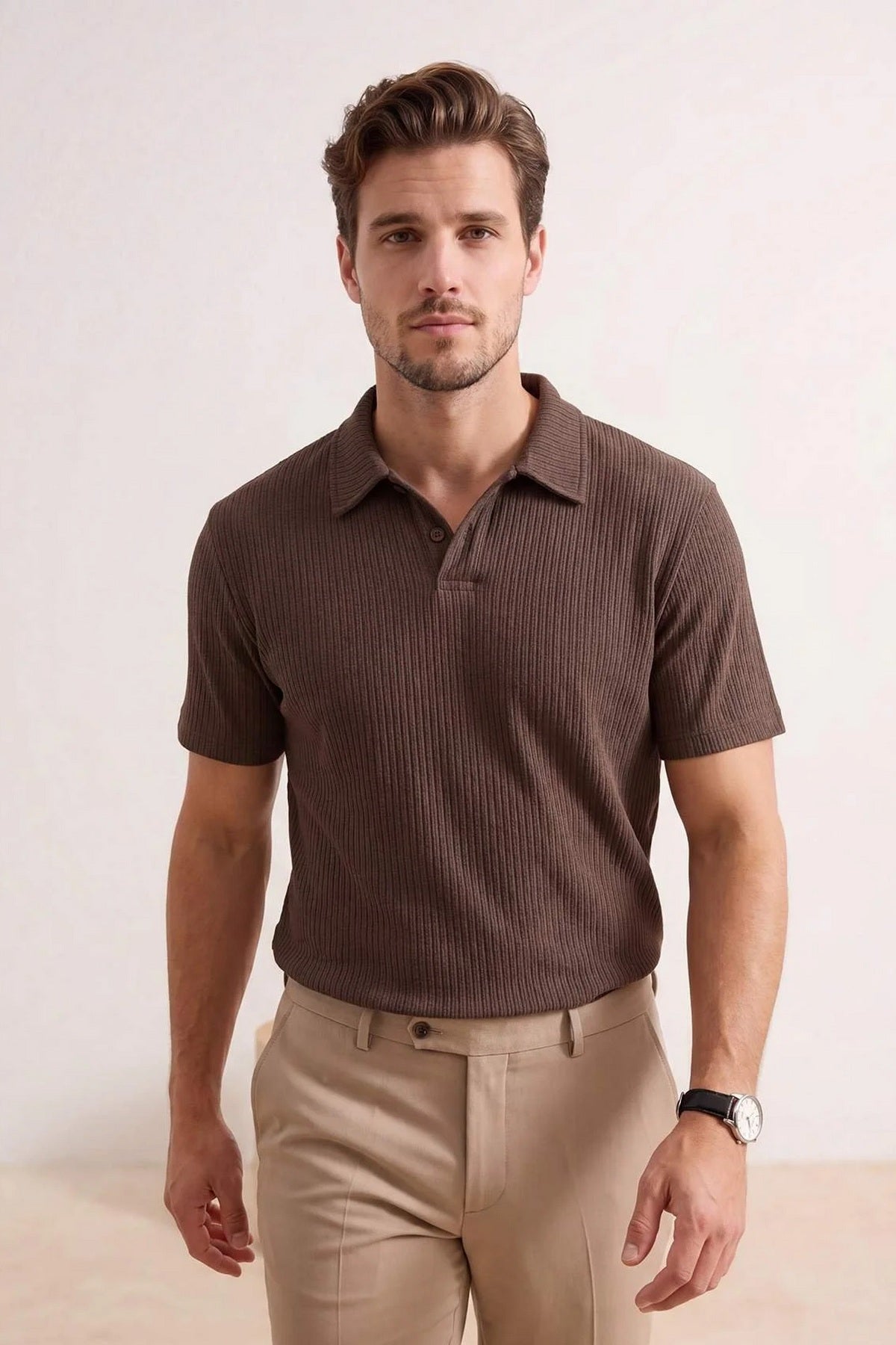 Polo majica TMNSS26PO00005 - braon [djesi-src-e5d085c2be9d9916f62e7d3e413806bf82683a7268c871061dfe2b5ed640915c]