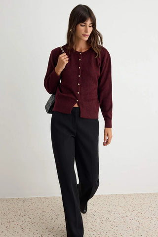 Kardigan TWOAW27HI00210 - bordo [djesi-src-046ecc17039e64e2fd9d949100c41c30bb6d63df466eaa5121863dcb0bcf09ce]