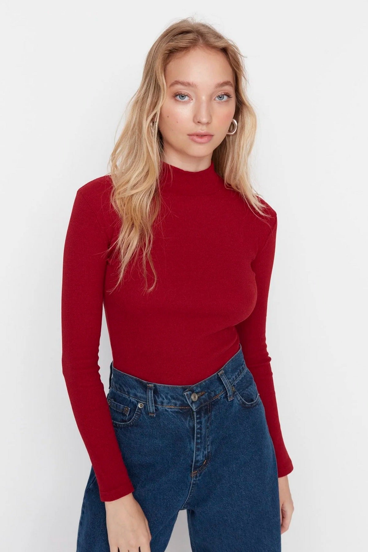Bluze TWOAW21BZ0423 - bordo [djesi-src-46123c17adc34bac99cf76de16d549e1580a4476ebff0ac5640c3a11111950e3]