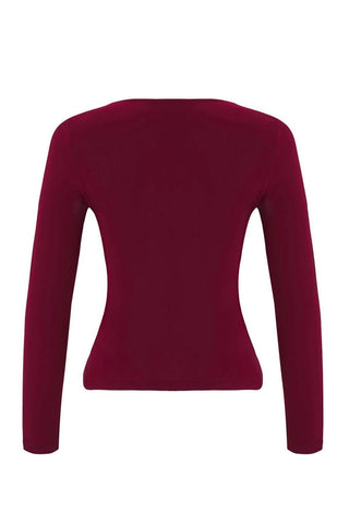 Bluze TWOAW26BZ00087 - bordo [djesi-src-ddb7849450851f4c9918f657dd6b58f63d9c5270dd048ad5569be641743f09e9]