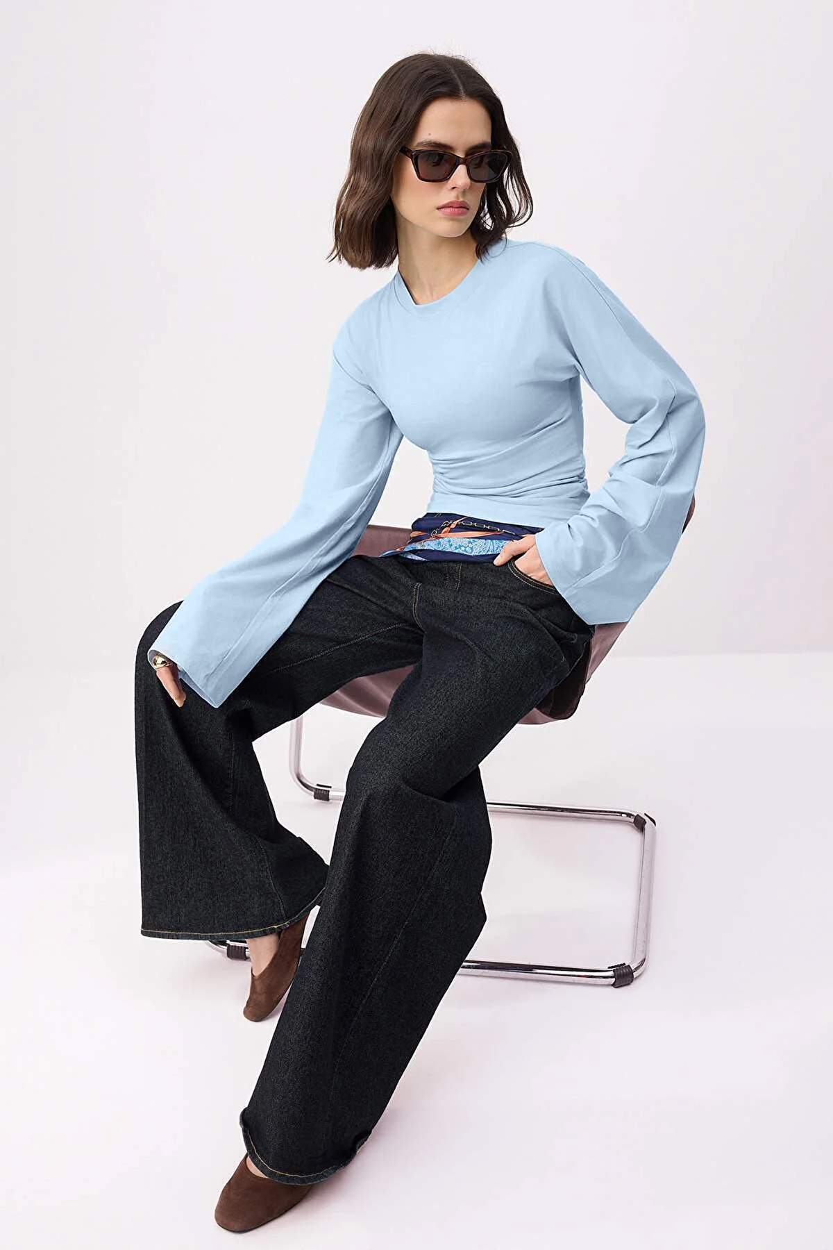 Bluze TWOAW26BZ00293 - plava