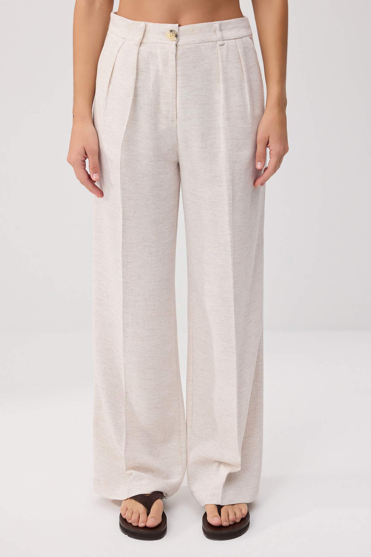 Pantalone TWOSS24PL00062 - bež [djesi-src-2d5573cbf135dfb8d9a153324feb16b05c1aac4afd6f755ff9c0bc483e2e927a]