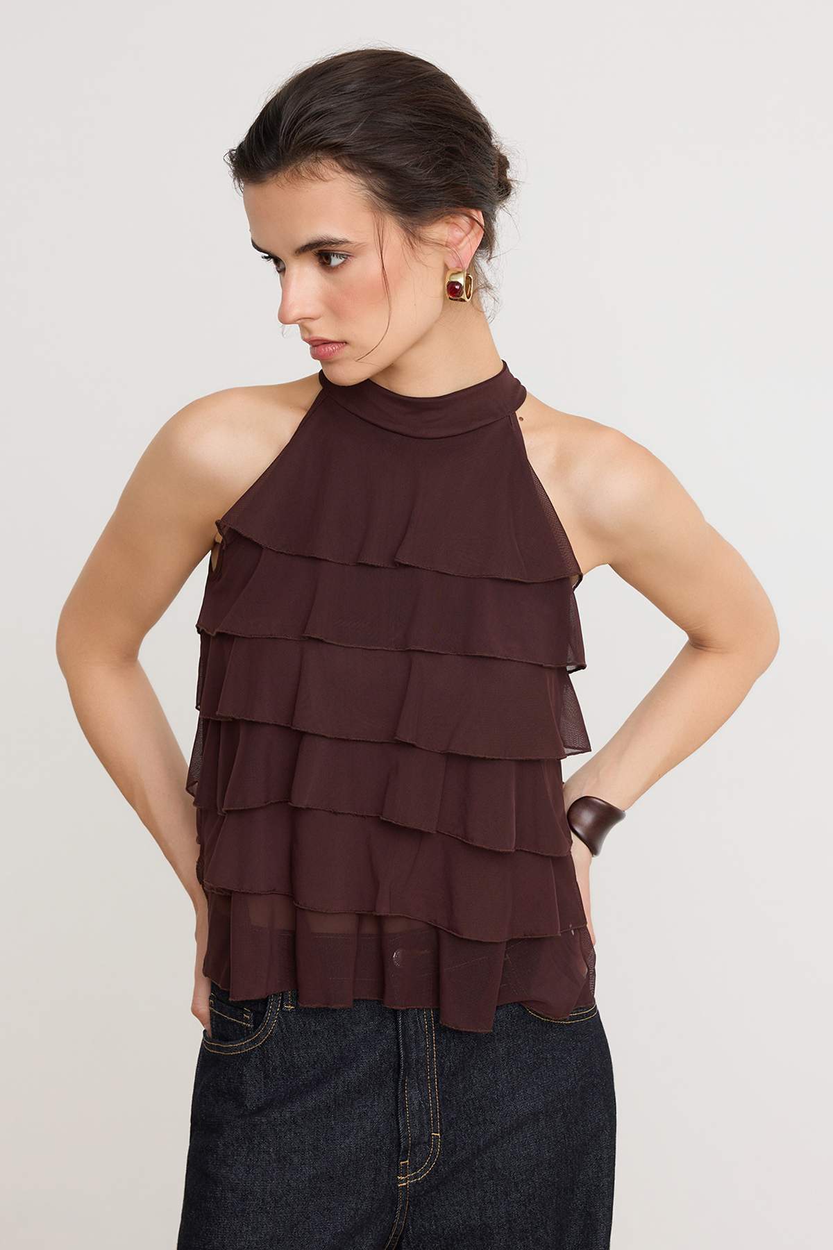 Bluze TWOSS26BZ00820 - braon