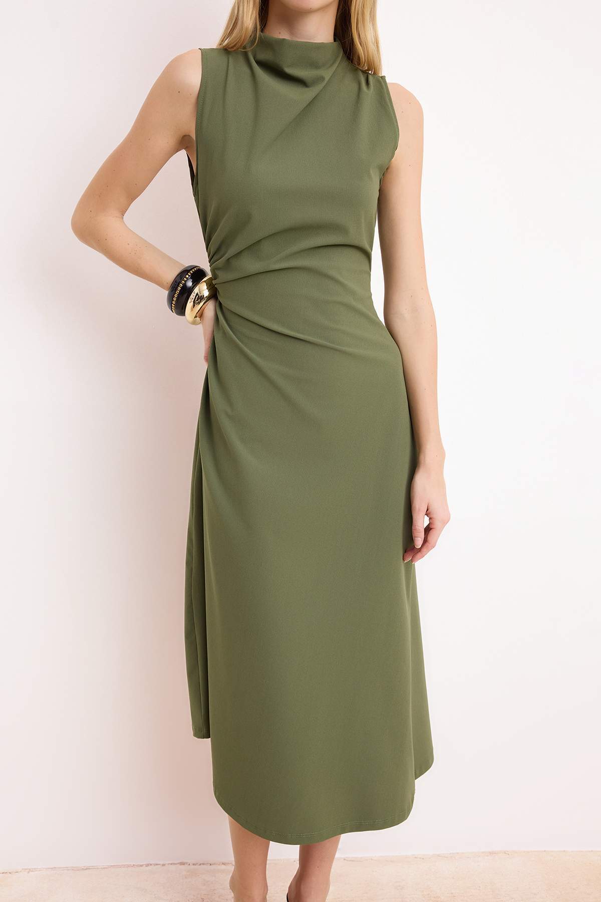 Haljine TWOSS26EL00156 - khaki