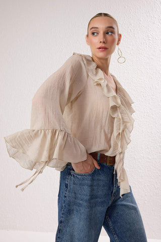 Bluze TWOSS25BZ00551 - bež