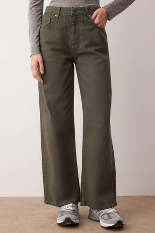 Farmerke TWOAW26JE00190 - khaki
