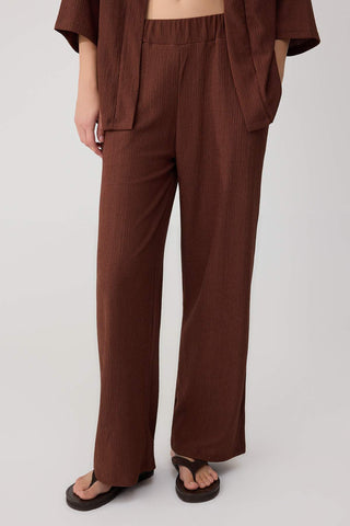 Pantalone TWOSS24AU00091 - braon