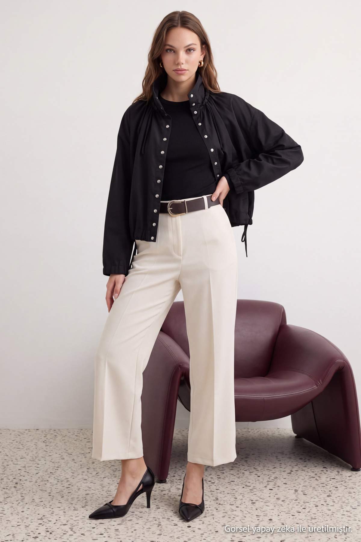 Pantalone TWOSS26PL00072 - kamen [djesi-src-14efee88678da98b487b752130bdfe30f9a404df3d2297827d5039300a8c1e8a]