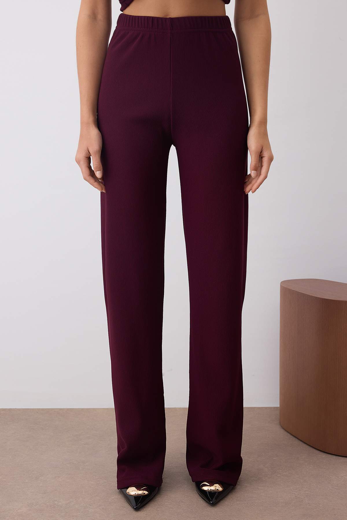 Pantalone TWOAW26AU00083 - šljive