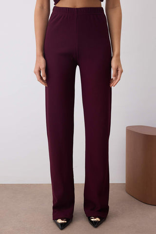 Pantalone TWOAW26AU00083 - šljive