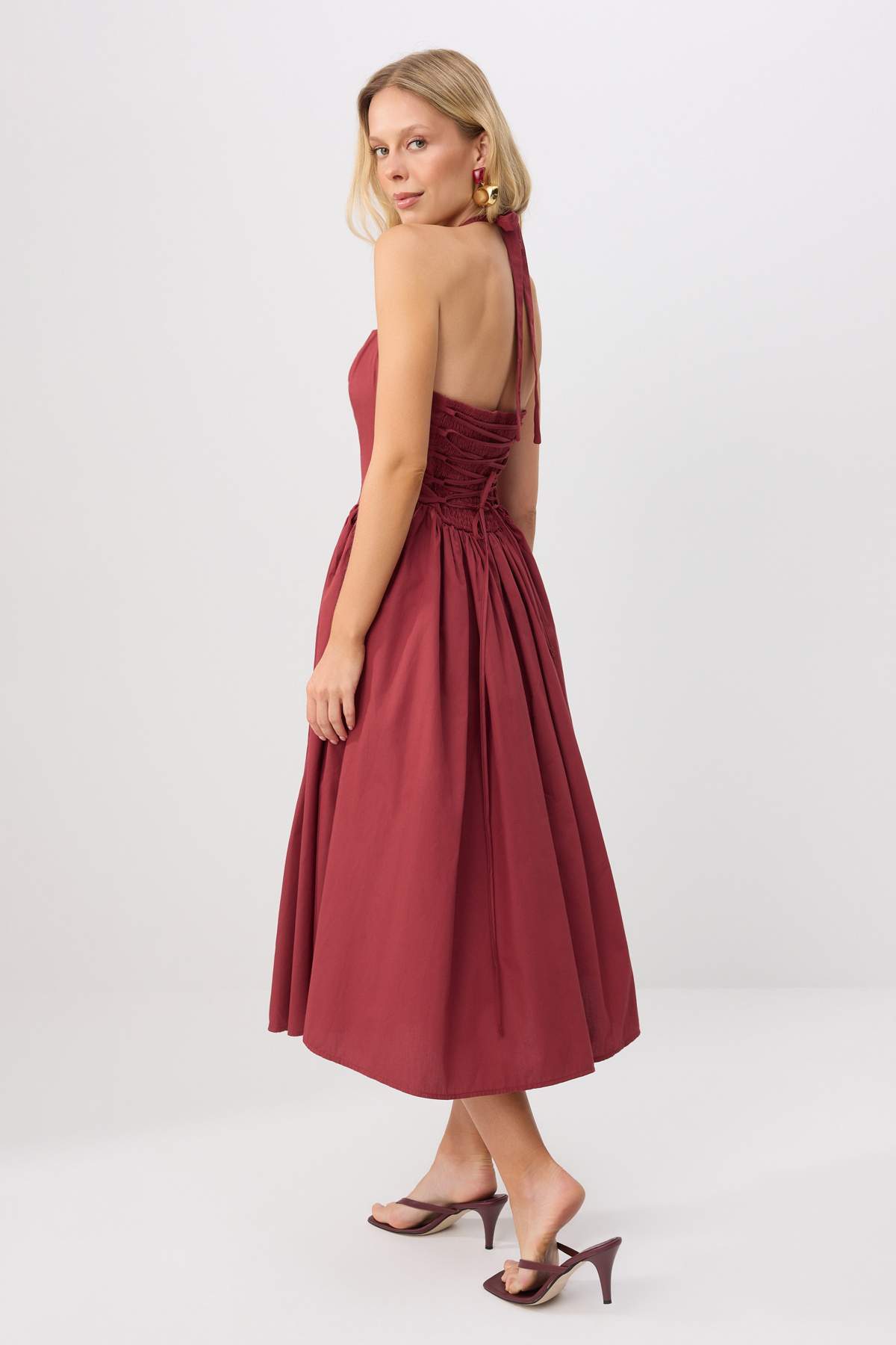 Haljine TWOSS25EL00881 - bordo