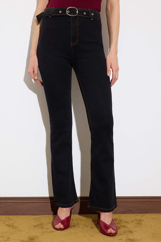 Farmerke TWOSS26JE00077 - crna