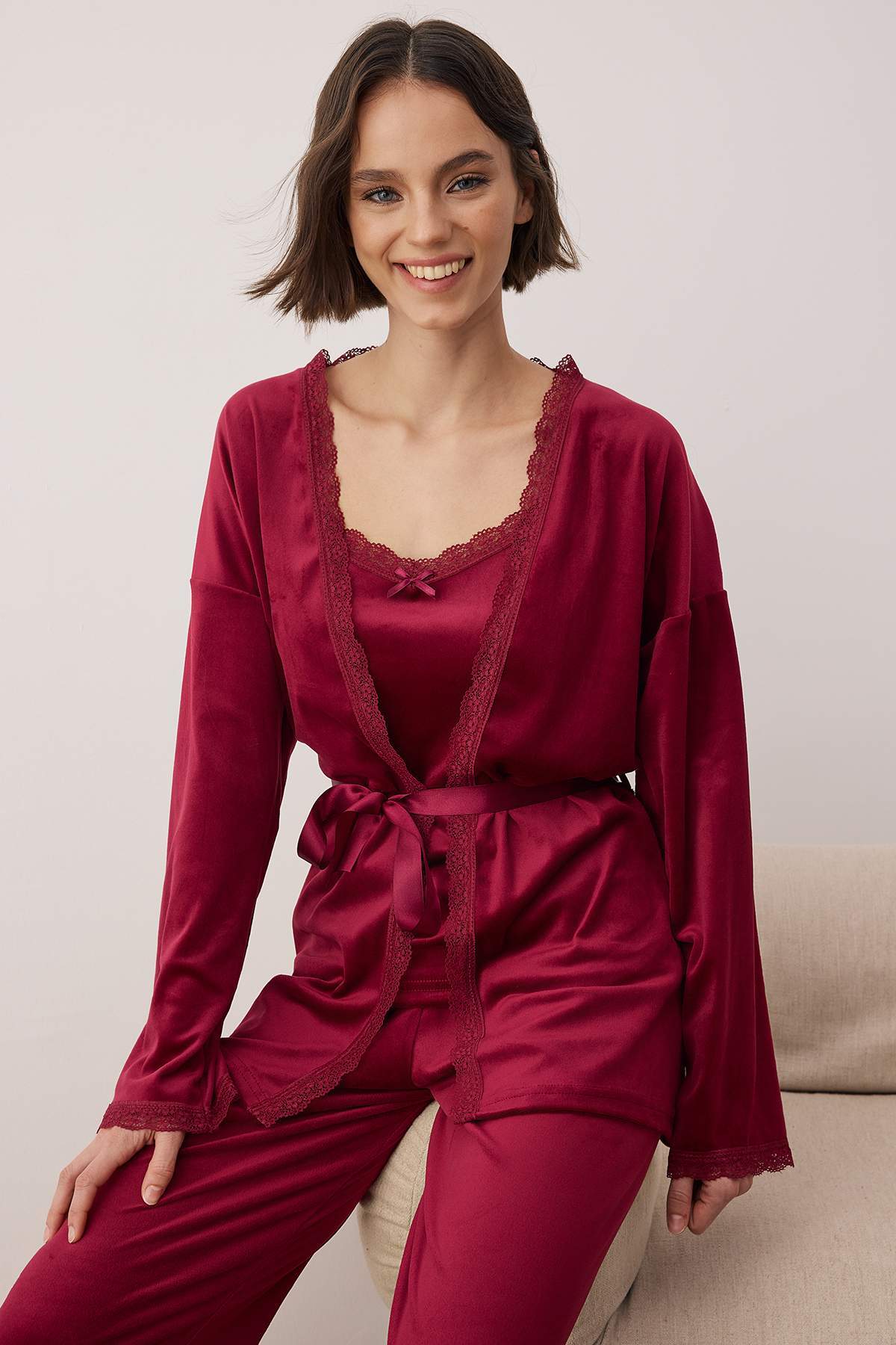 Pidžama THMAW26PT00191 - bordo [djesi-src-86f61618ee5bbb630867edb6749aa99acdd42b864113ead2e04a7d851b84b5c4]