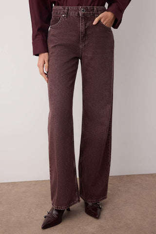 Farmerke TWOAW26JE00110 - bordo