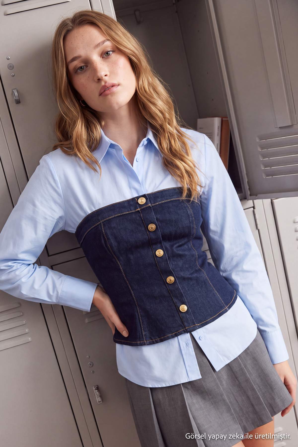 Bluze TWOAW27BZ00036 - plava