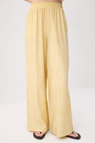 Pantalone TWOSS26AU00274 - žuta