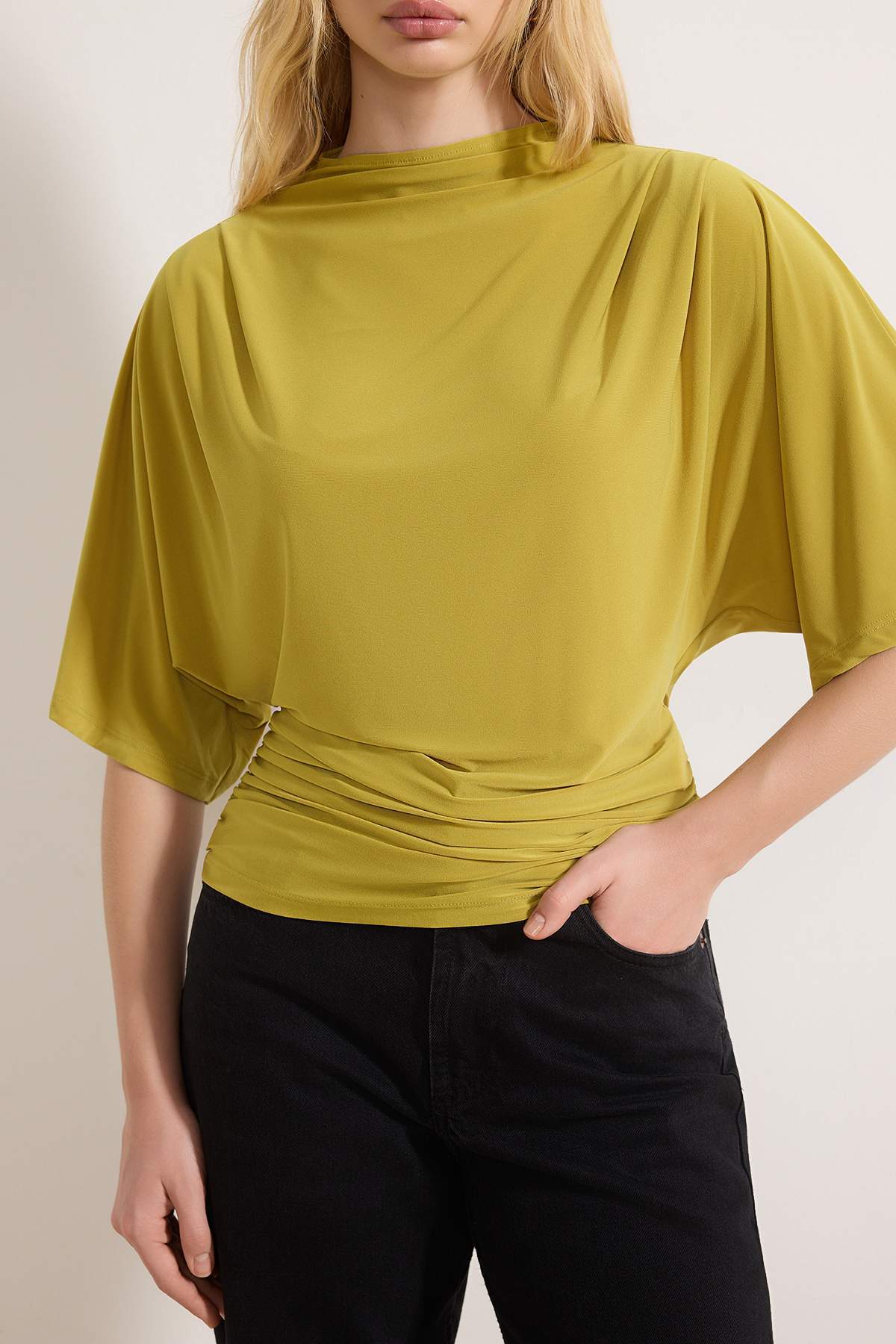Bluze TWOSS26BZ00020 - zelena