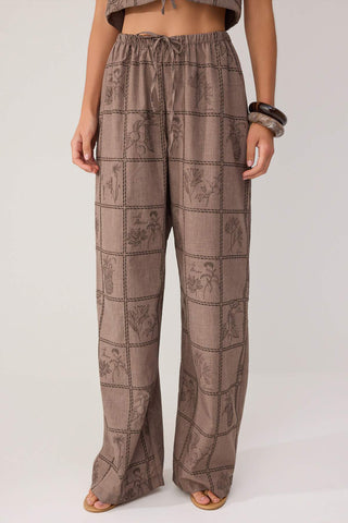 Pantalone TWOSS26AU00230 - braon