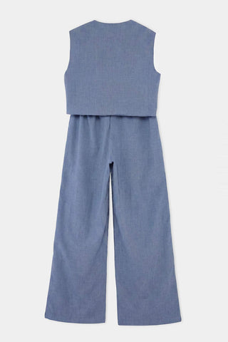 Pantalone TWOSS26AU00230 - plava