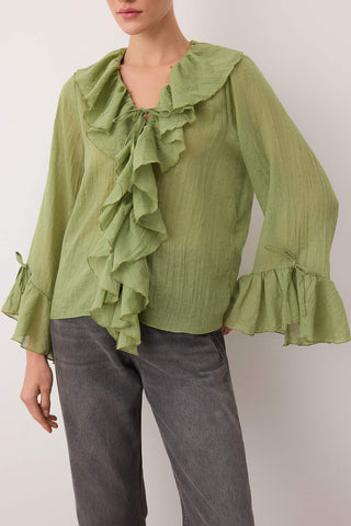 Bluze TWOSS25BZ00551 - zelena
